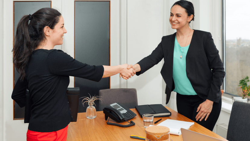 A consultant meeting a client to discuss property tax representation