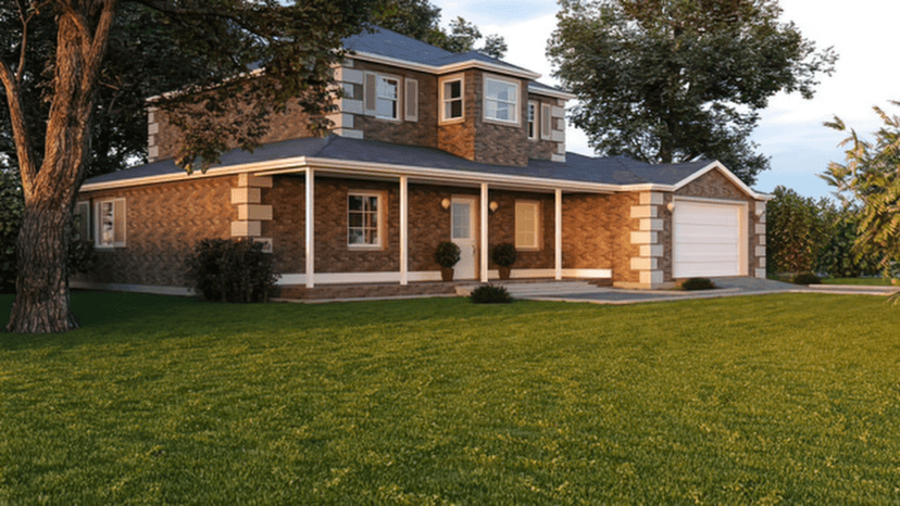 Beautifully Kept Home Exterior Reflecting Proactive Long-Term Care