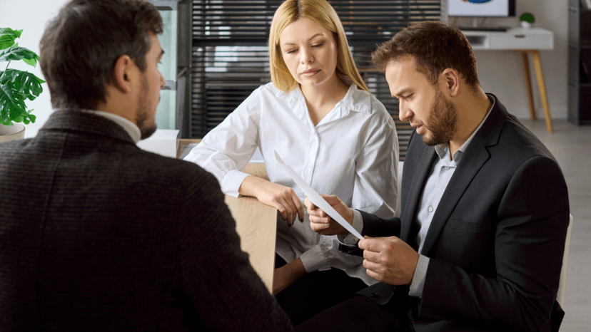 Client discussing property tax and income tax tradeoffs with advisor