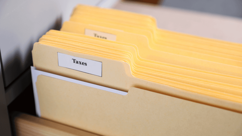 Organized tax files ready for a property tax appeal submission