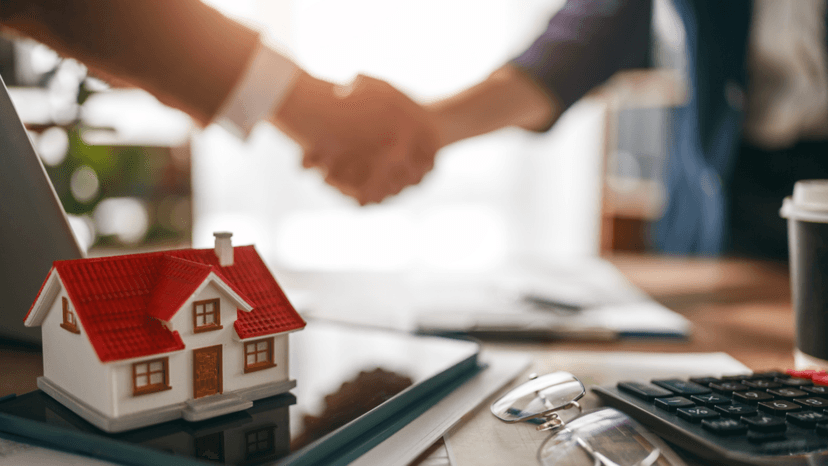 Two parties closing a Texas real estate property tax transaction