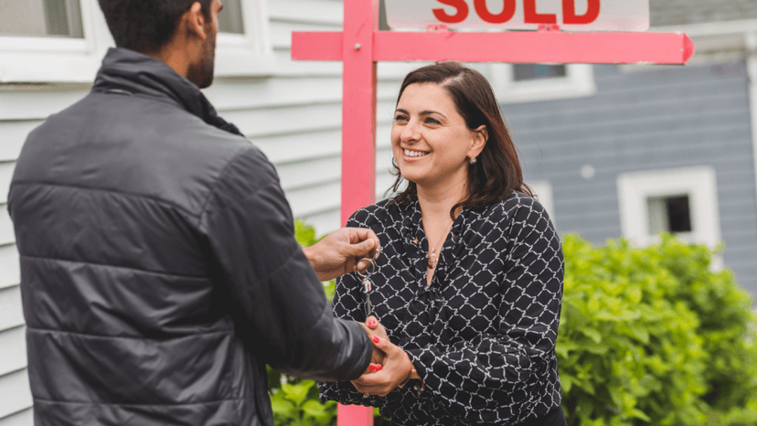 A new homeowner bought the property by auction through a tax sale