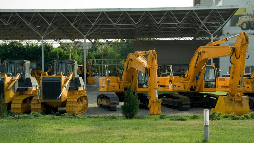 Construction equipment representing taxable business personal property assets